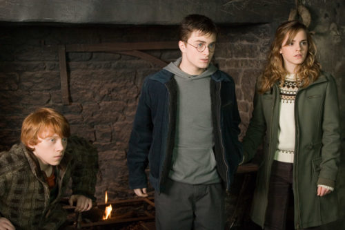 Рон, Гарри Поттер и Гермиона, кадр из фильма