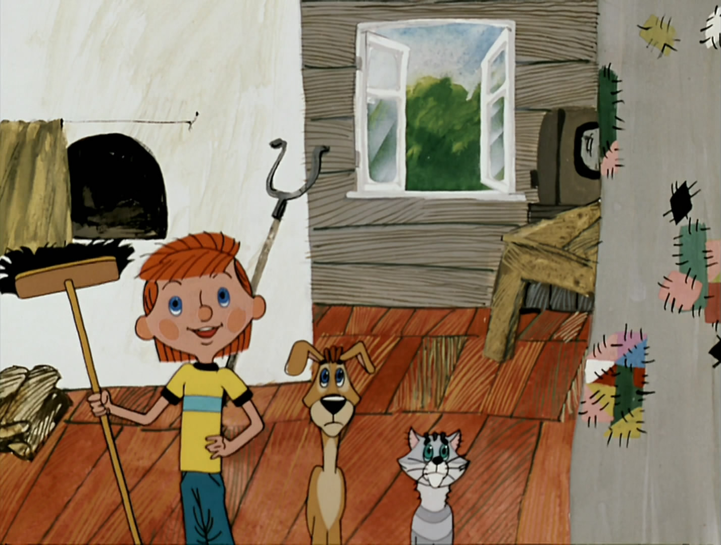Кадр из мультфильма Простоквашино