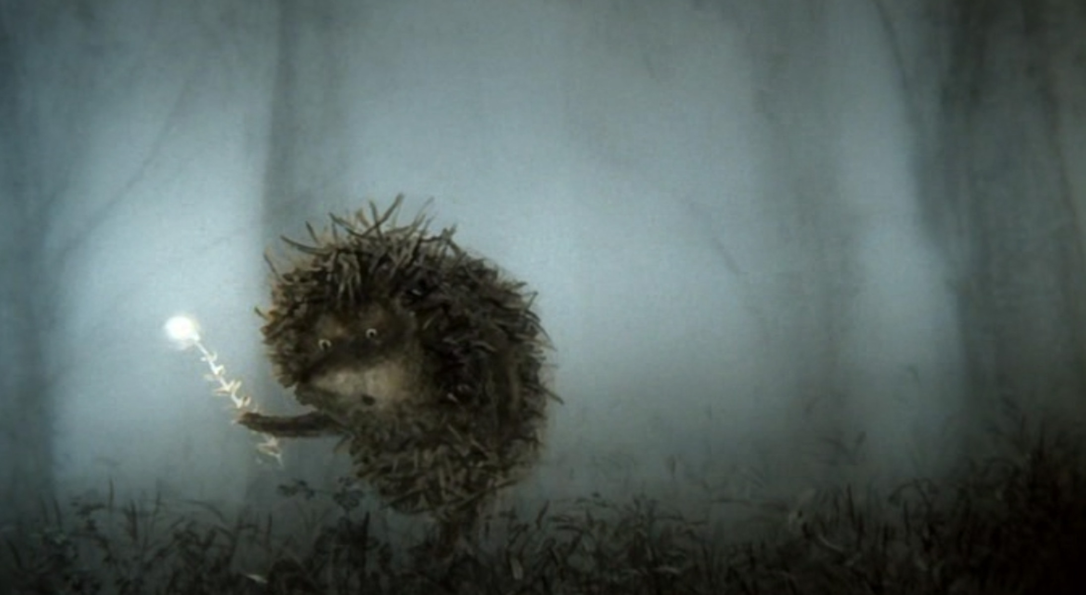 Кадр из мультфильма Ежик в тумане